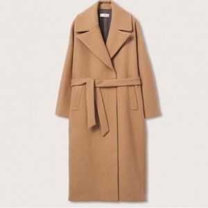 NWT Mango Tan Wool Coat | Perfect for fall/winter!